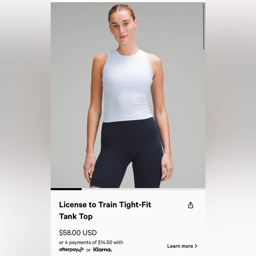 Lululemon tank top